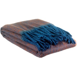 THROW VIVARAISE ISABEL BICOLORE CACAO 130X160 100%...