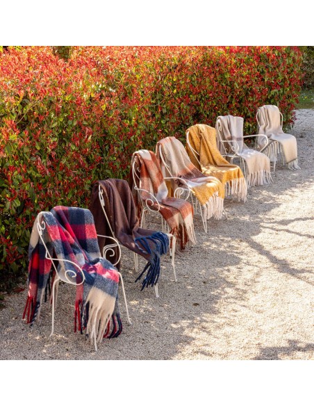 ΡΙΧΤΑΡΙ VIVARAISE ISABEL BICOLORE NEIGE 130X160 100% ΑΝΑΚΥΚΛΩΜΕΝΟ ΠΟΛΥΕΣΤΕΡ