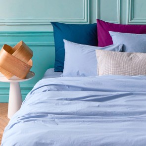 FITTED SHEET LA CERISE CELESTE BLUETIFUL 180x200 100%... 2