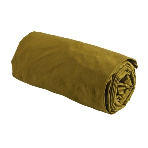 FITTED SHEET CELESTE NUTS 160x200 100% ORGANIC COTTON...