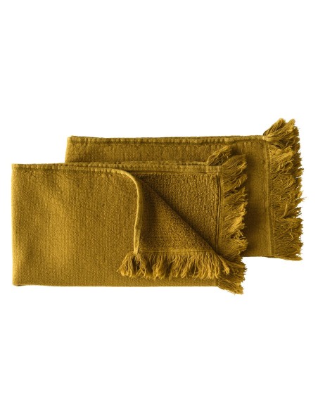 HAND TOWEL SET OF 2 LA CERISE LUNA NUTS 30x50 100%ORGANIC COTTON