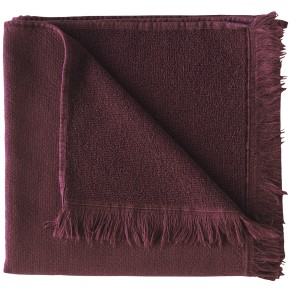 FACE TOWEL LA CERISE LUNA WINE 50X100 100% ORGANIC COTTON