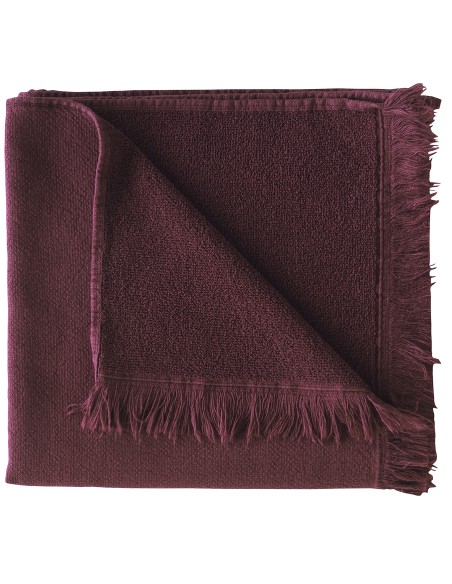 FACE TOWEL LA CERISE LUNA WINE 50X100 100% ORGANIC COTTON