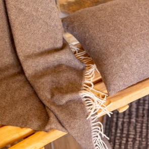 CUSHION VIVARAISE CARINA CAFE 40X65 90%MERINO WOOL... 2