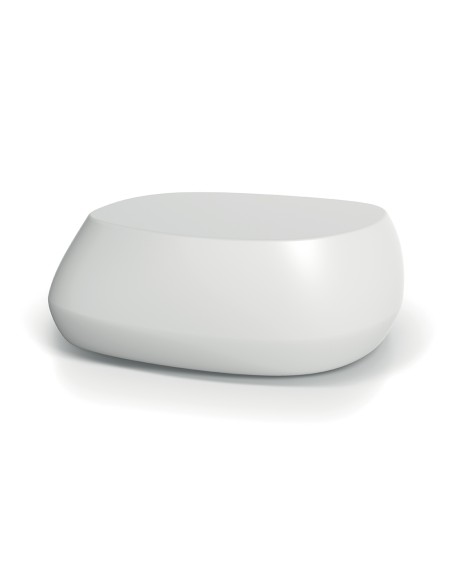OUTDOOR COFFE TABLE VESSCO FVES863R-440R WHITE 76x57x30 PLASTIC FIBER GLASS
