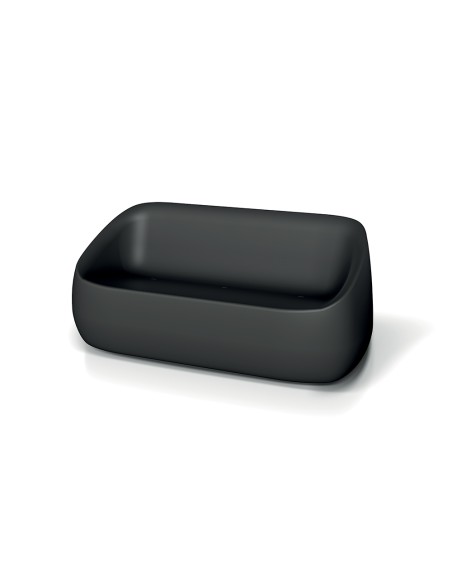OUTDOOR SOFA VESSCO VESSCO FVEK1787R-400R BLACK 168x78xH74 PLASTIC FIBER GLASS