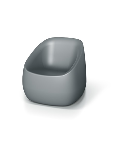 OUTDOOR ARMCHAIR VESSCO FVEK887R-106R GRAY 78x78xH74 PLASTIC FIBER GLASS