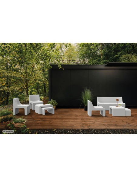 ΤΡΑΠΕΖΙ CONE FCOS764R-440R ΛΕΥΚΟ 74x58x40 ΕΞΩΤΕΡΙΚΟΥ ΧΩΡΟΥ ΠΛΑΣΤΙΚΟ FIBER GLASS