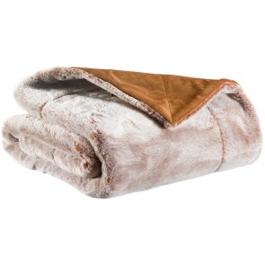 THROW KINTA VIVARAISE ROUILLE 130×160 100%POLYESTER