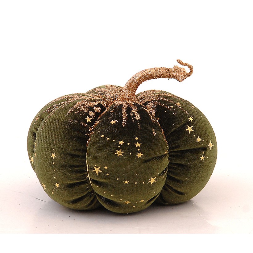 CHRISTMAS VELVET PUMPKIN 16109 16CM...