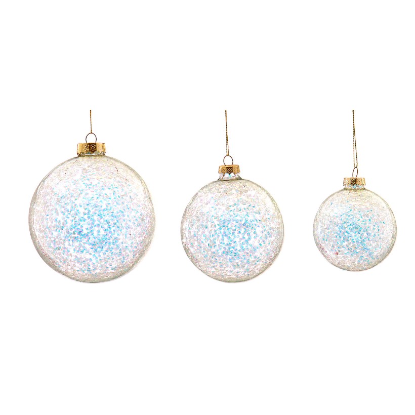 CHRISTAMAS BALL 17801 10CM GLASS BALL...