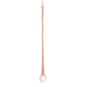 CHRISTMAS TREE ORNAMENT 19088 25CM GOLD MADE OF GLASS