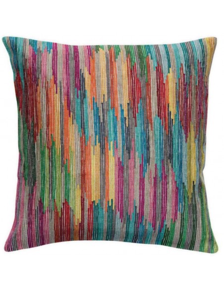 HANDMADE CUSHION VIVARAISE FABIO MULTICO 45x45 100%COTTON