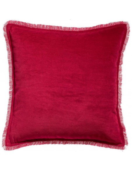 CUSHION VIVARAISE FARA RUBIS 45×45 100% VELVET COTTON